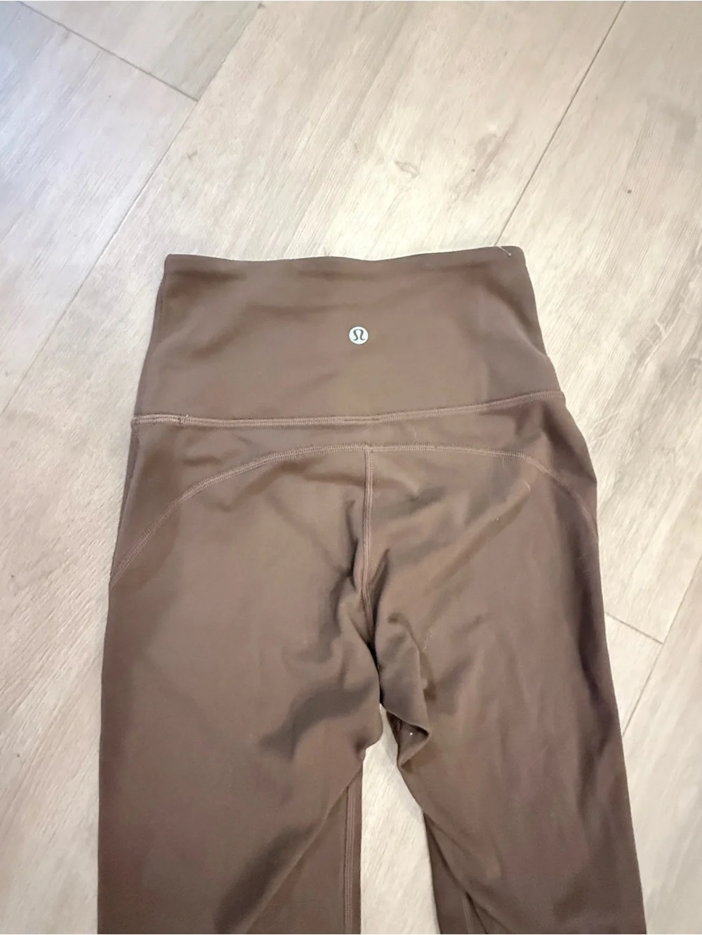 Lululemon Groove Super High Rise Flared Pant Nulu Dark Oxide Brown Size 2